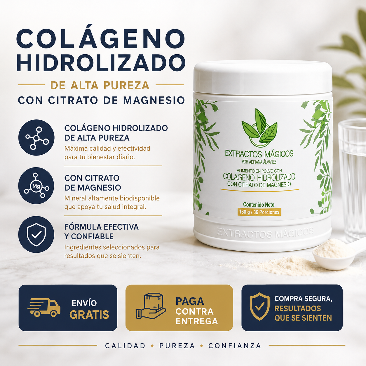 COLAGENO HIDROLIZADO CON CITRATO DE MAGNESIO